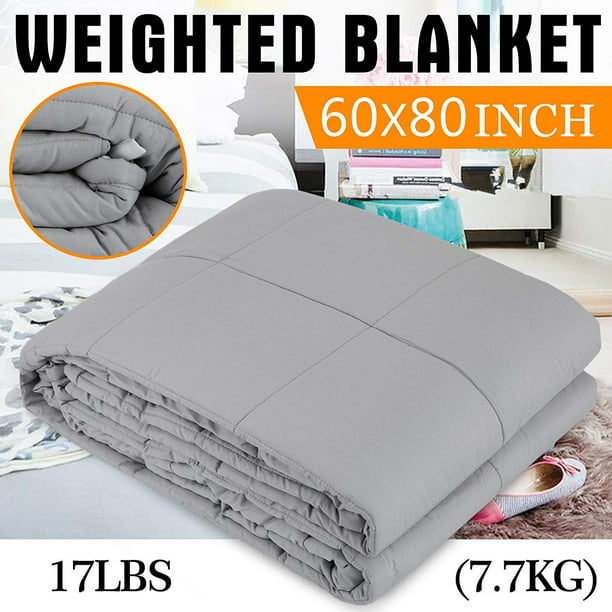 Heavy Gravity Weighted Blanket Sensory Anxiety Reduce Stress 60" x80" 48" x72"